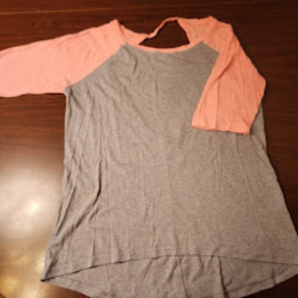 Victoria's Secret t-shirt.